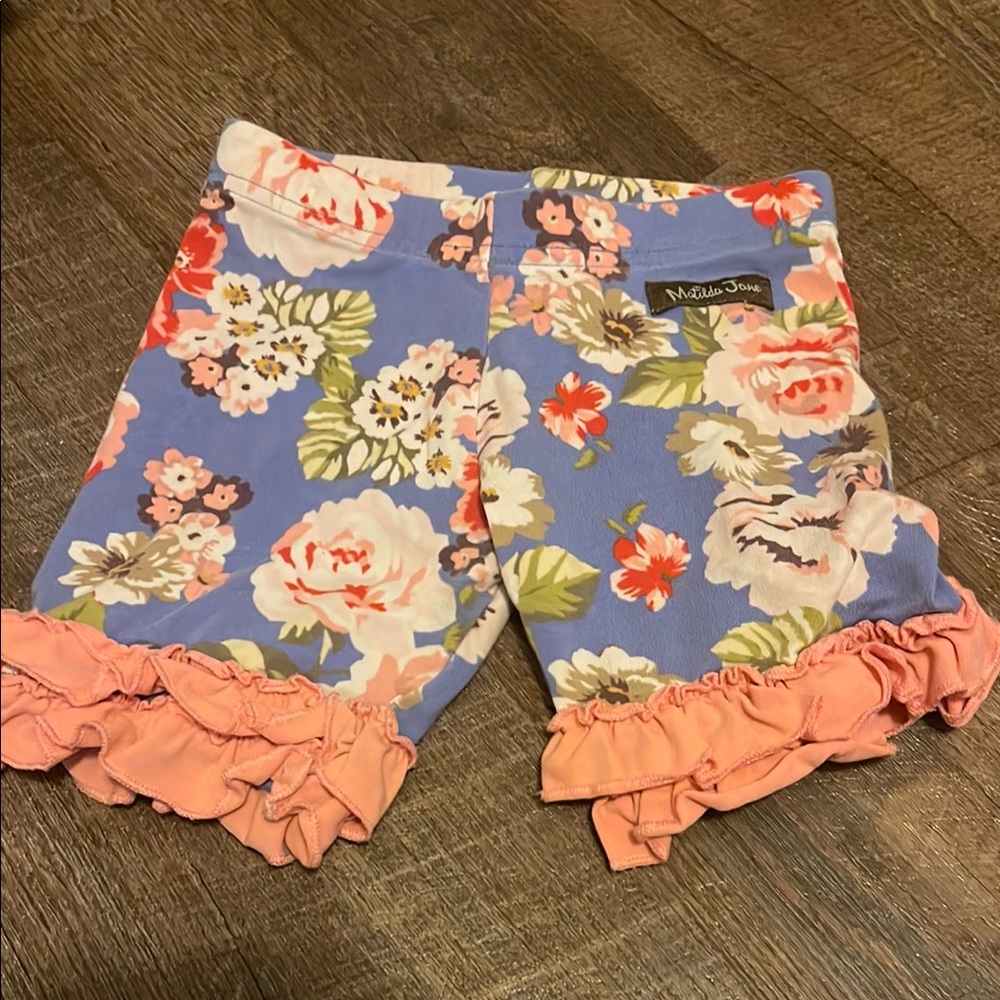 Matilda Jane Floral Ruffle Shorts
